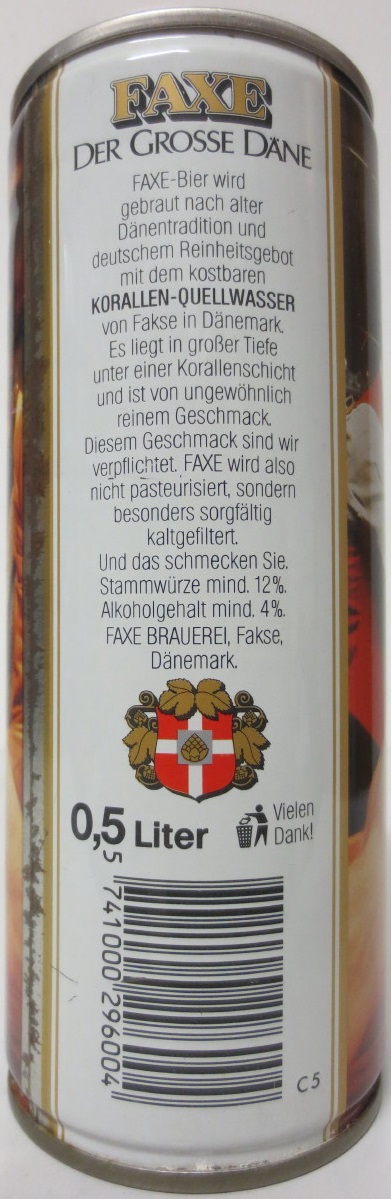 FAXE DER GROSSE DÄNE (CS) (50cl) (T/O) Nr.2