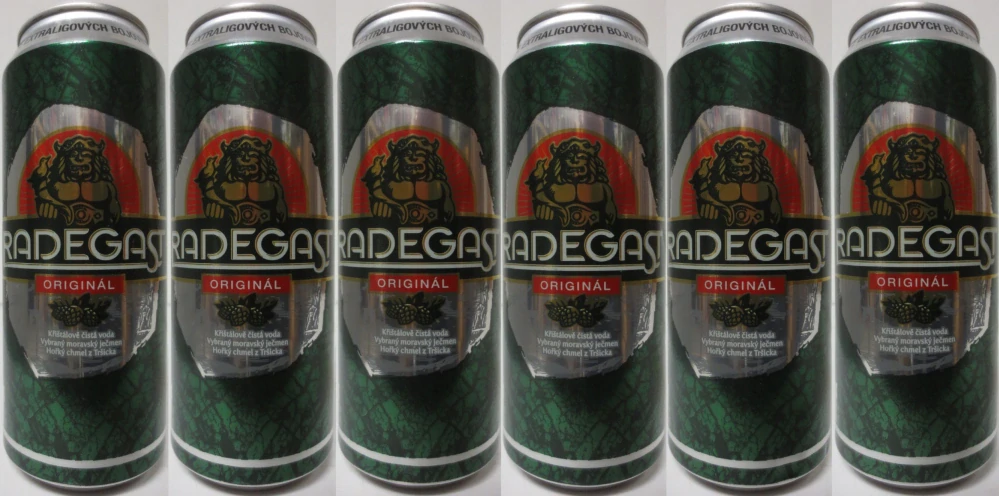 RADEGAST ORIGINAL EDICE EXTRALIGOVÝCH BOJOVNÍKŮ from CZECH REPUBLIC (6 cans) (50cl) (B/O) 
