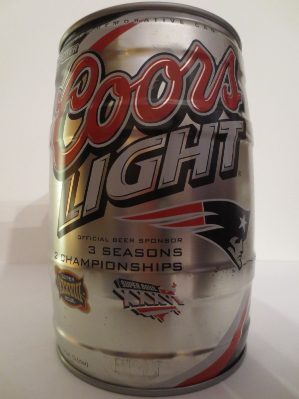 Coors LIGHT 3 SEASONS 2 CHAMPIONSHIPS