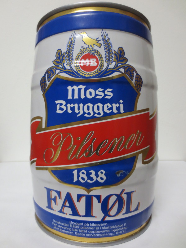 Moss Bryggeri Pilsener 1838 FATOL