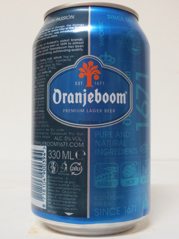 Oranjeboom PREMIUM LAGER BEER IMPORTED (33cl)