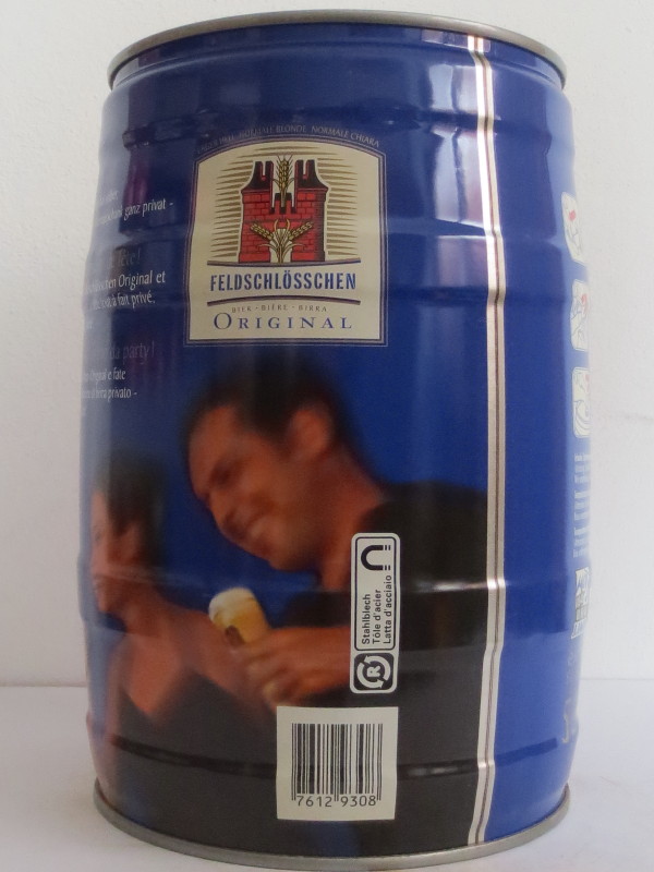 FELDSCHLÖSSCHEN Bier Biere Birra ORIGINAL PARTYFASS (Switzerland) Nr.1 