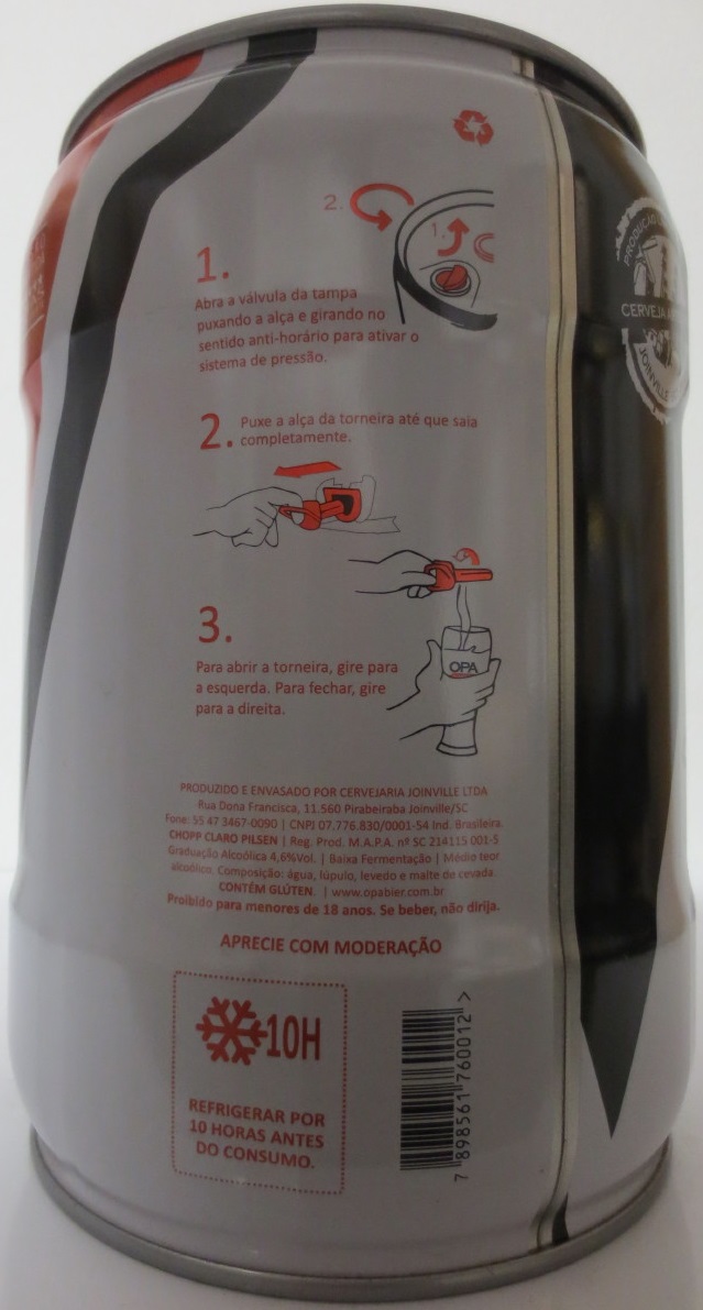 CHOPP PILSEN Jolnville Esporte Clube Santa Catarina 