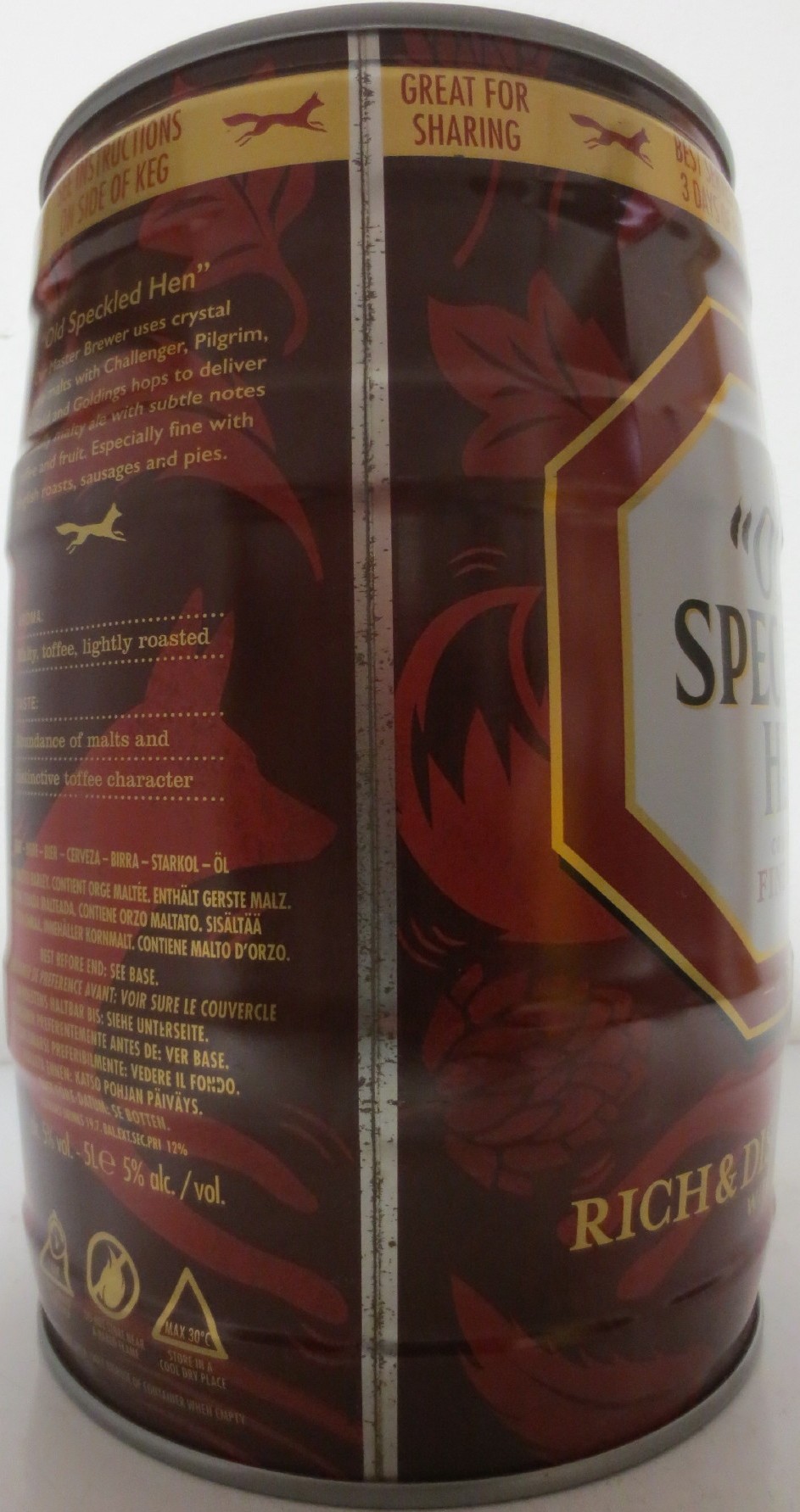 MORLAND OLD SPECKLED HEN CRAFTED FINE ALE (5L) Nr.2