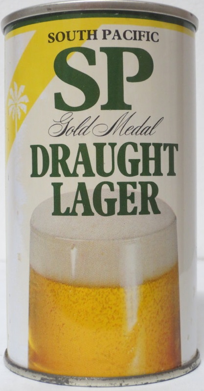 SOUTH PACIFIC SP Gold Medal DRAUGHT LAGER (33,3cl) (SS)