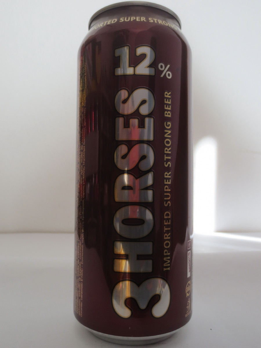 3 HORSES IMPORTED BEER 12 SUPER STRONG (50cl) (B/O)