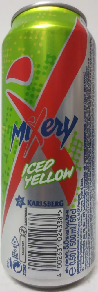 Mixery ICED YELLOW BEER X ENERGY (50cl) Nr.1 