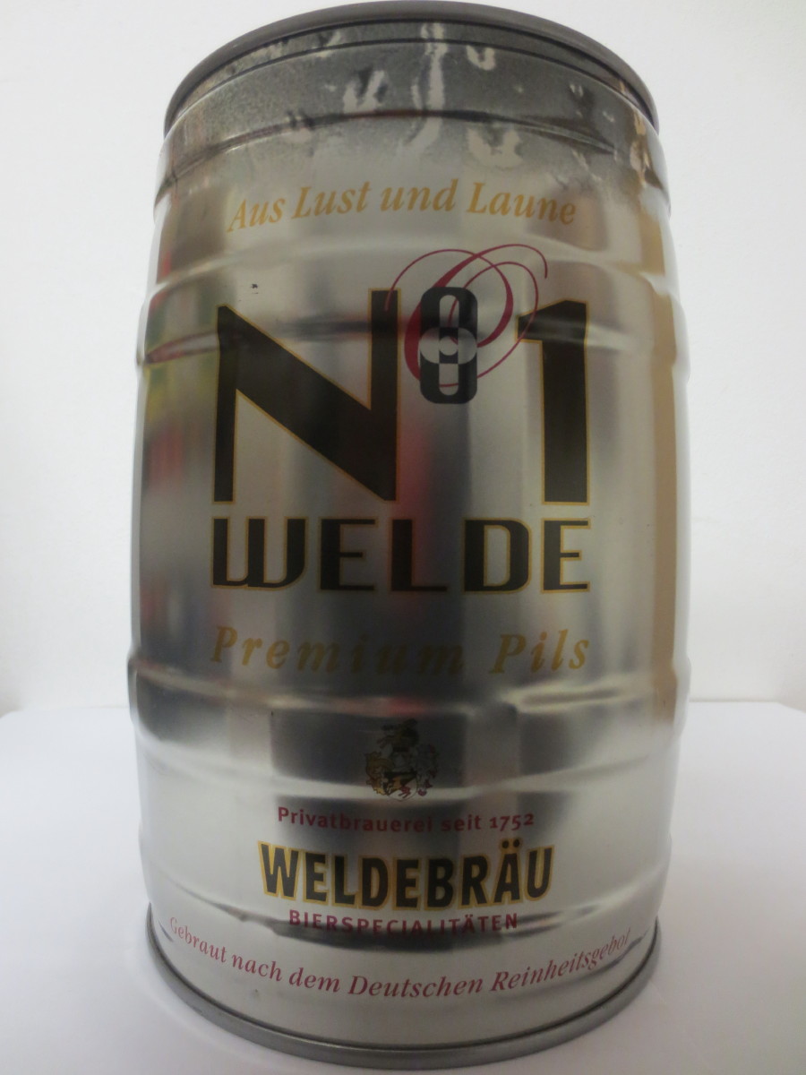 No 1 WELDE Premium Pils WELDEBRÄU 