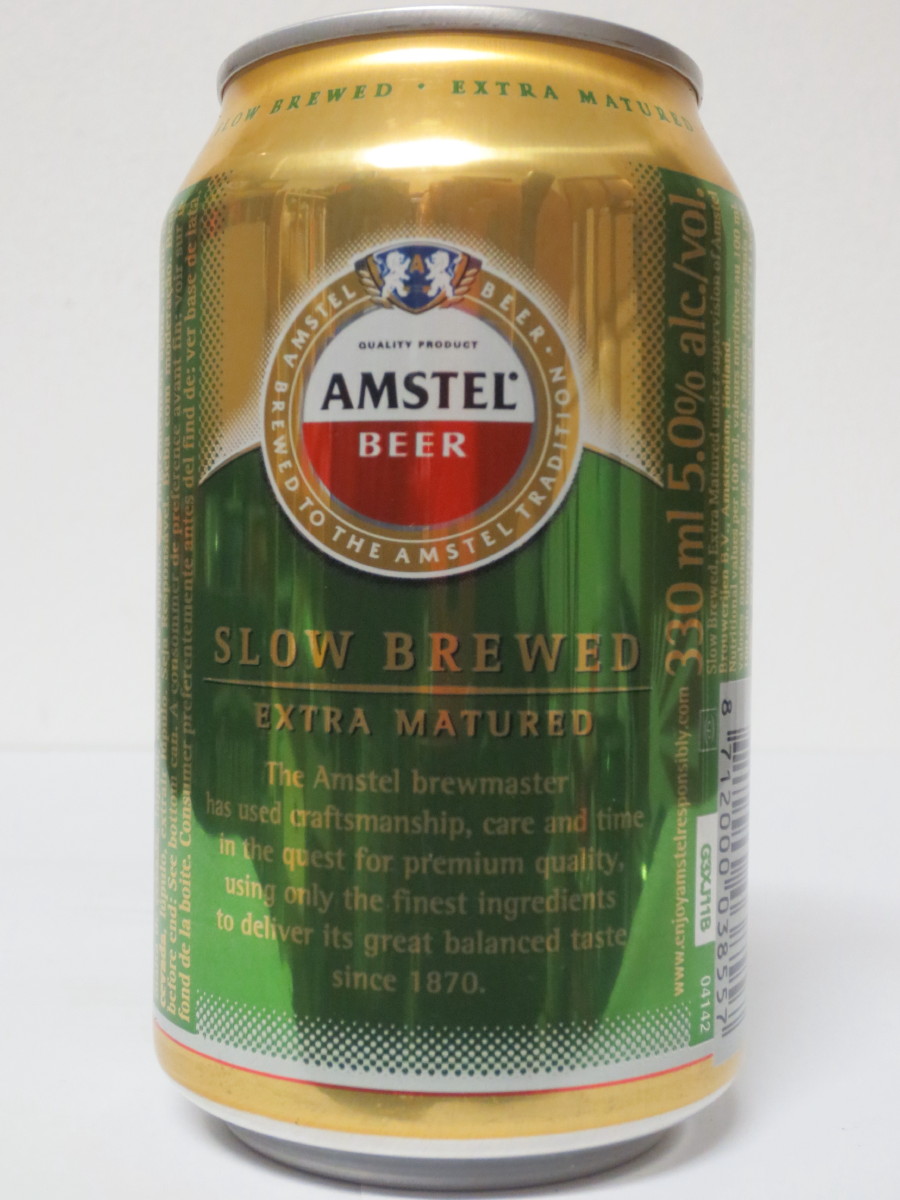 AMSTEL BEER SLOW BREWED EXTRA MATURED (33cl) (B/O)