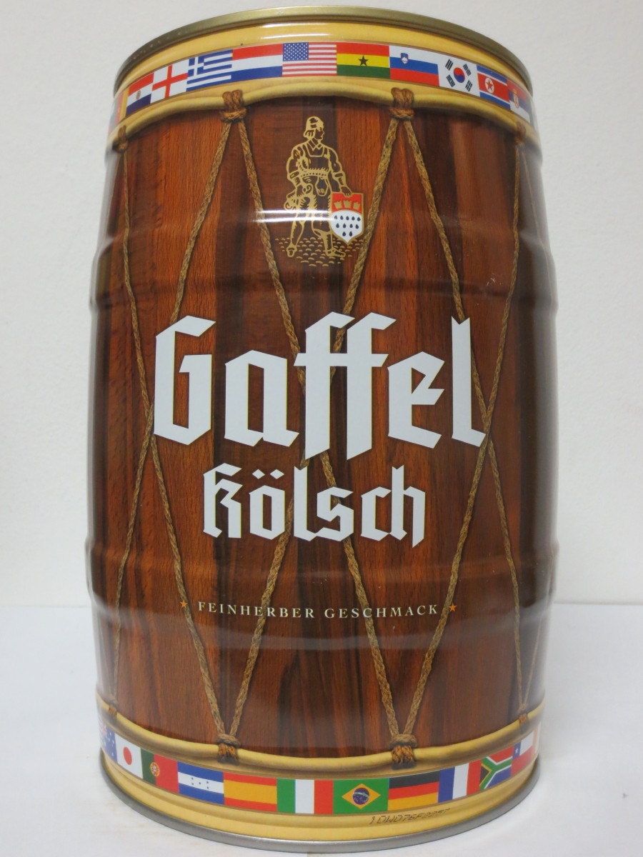 Gaffel kölsch FEINHERBER GESCHMACK (football) (5L) Nr.1