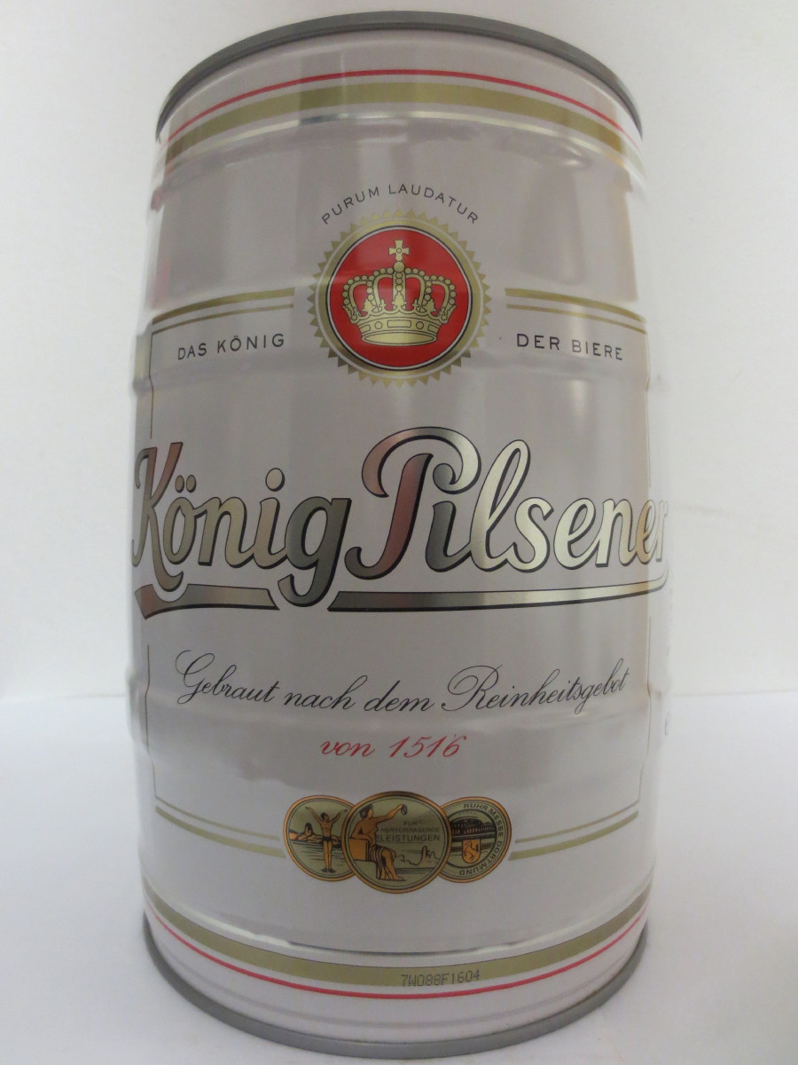 König Pilsener Gebraut nach dem Reinheitsgebot von 1516
