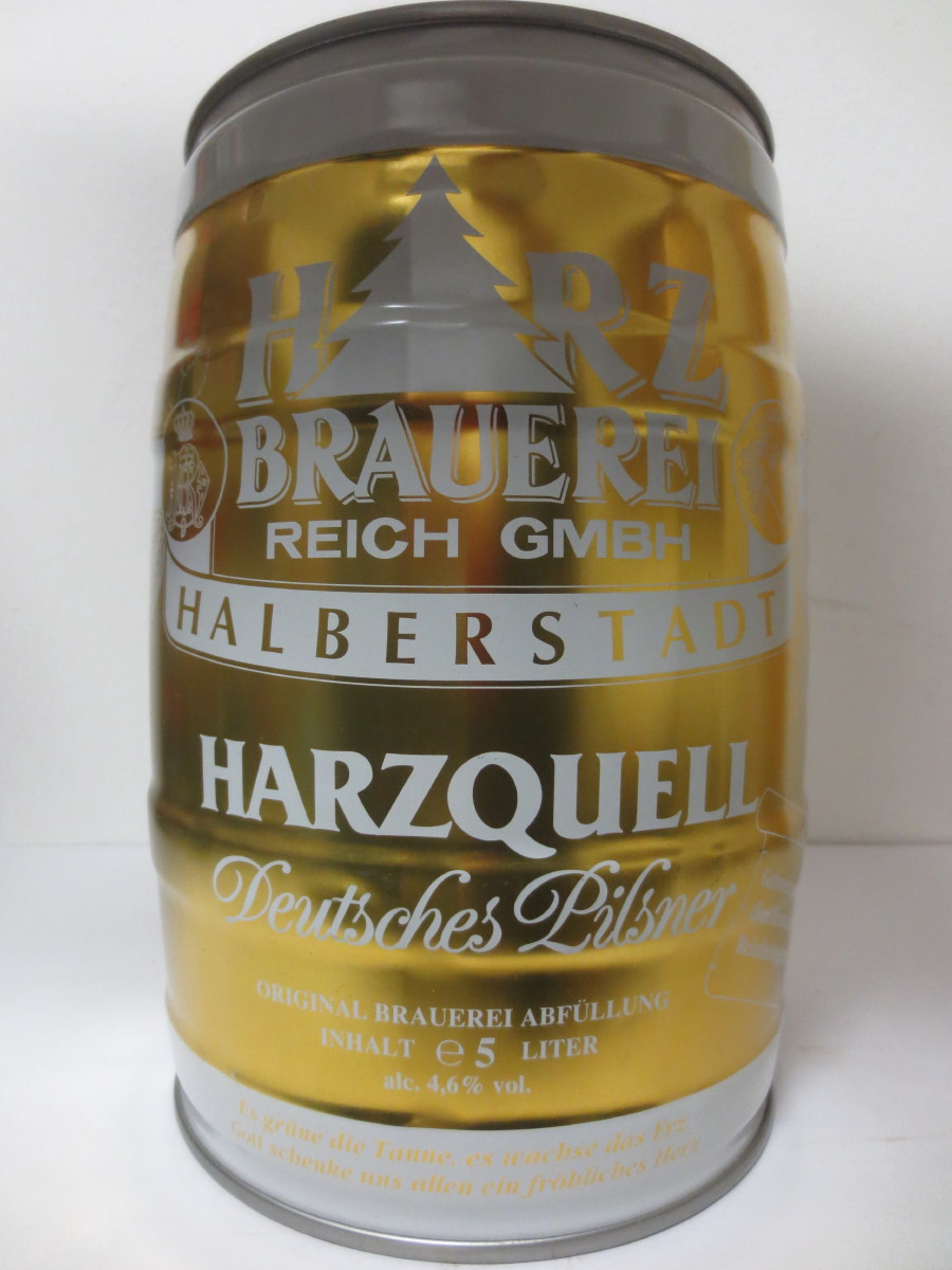HARZ BRAUEREI REICH GMBH HALBERSTADT HARZQUELL Deutsches Pilsner