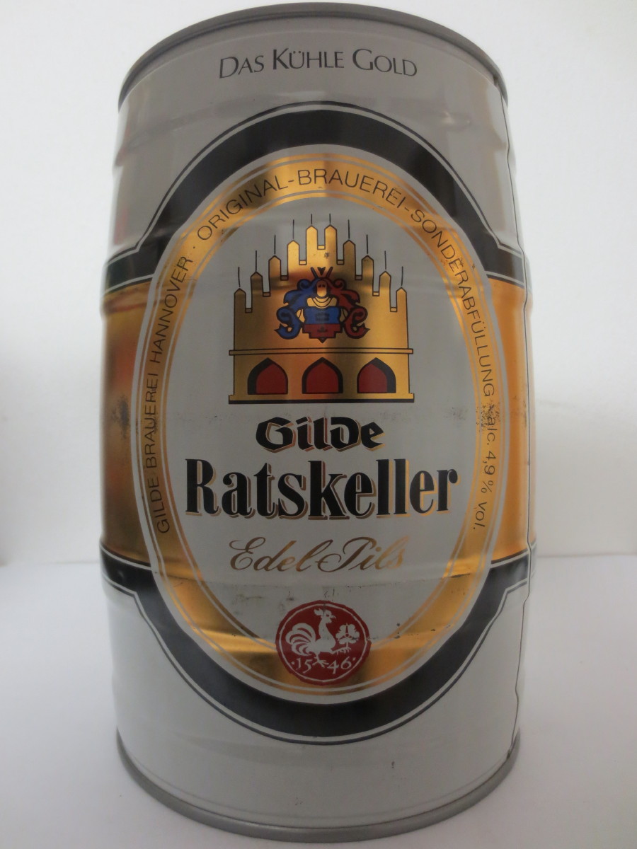 Gilde Ratskeller Edel Pils DAS KÜHLE GOLD