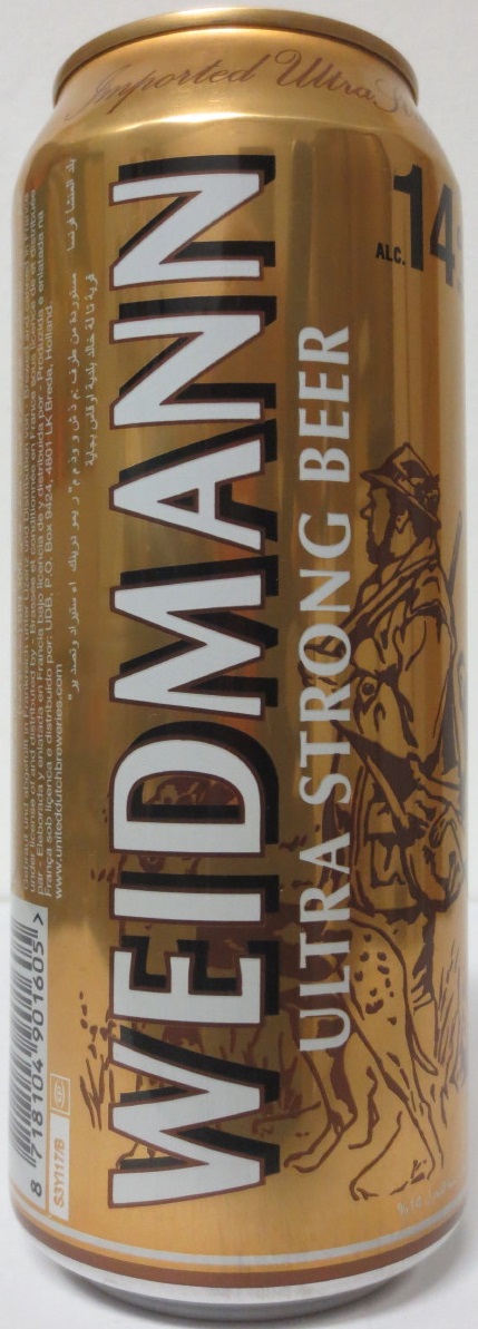 WEIDMANN ULTRA STRONG BEER 14% (50cl)