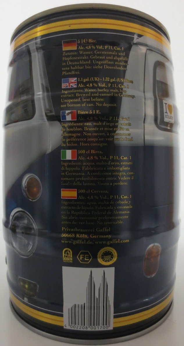 Gaffel kölsch (5L) Nr.2