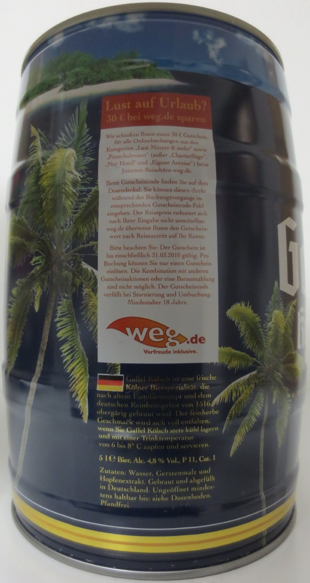 Gaffel kölsch FEINHERBER GESCHMACK (5L) Nr.3