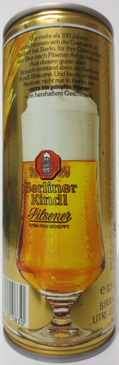 Berliner Kindl Pilsener (50cl)