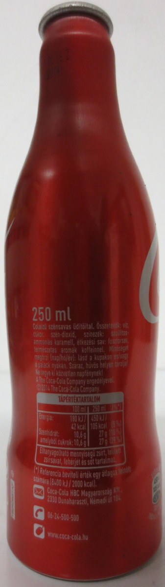 Coca Cola 100 EVÉS A PLACK (25cl) (HUNGARY)