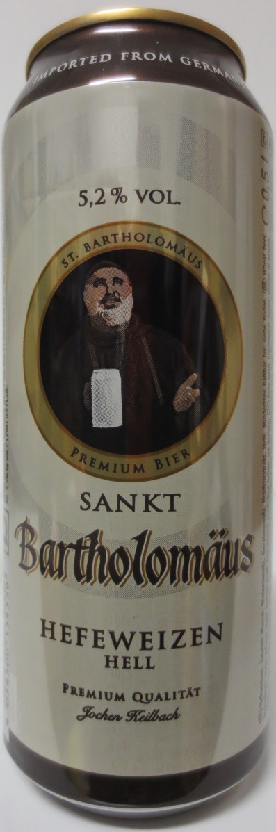 SANKT Bartholomäus WHEAT BEER (50cl) Nr.1 