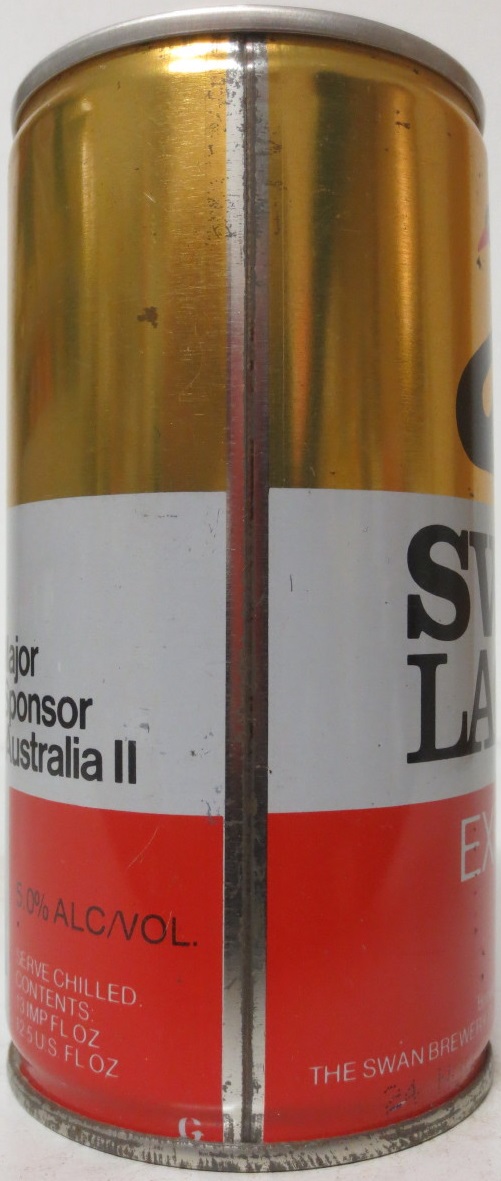 SWAN LAGER Major Sponzor Australia II (CS) (37,5cl) Nr.1