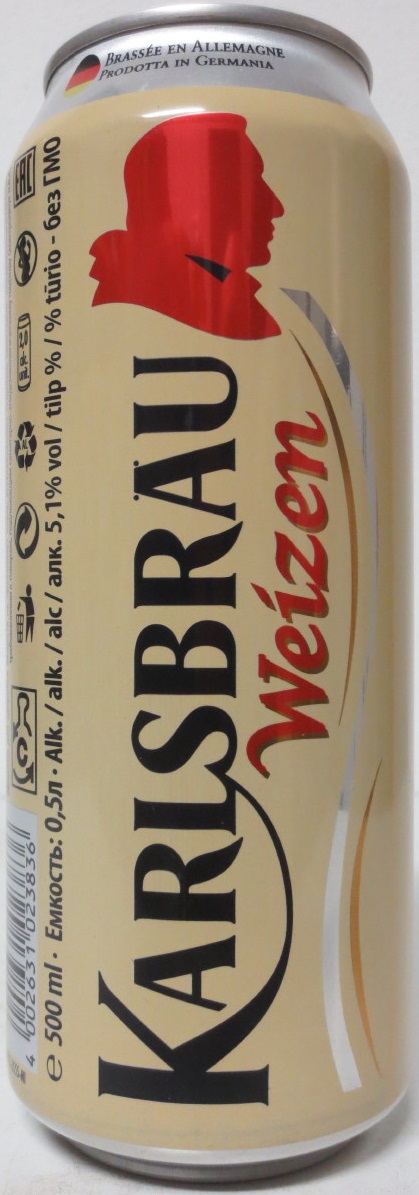 KARLSBRAU Weizen from GERMANY (50cl) (B/O)