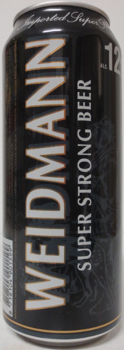 WEIDMANN SUPER STRONG BEER from HOLLAND (50cl) (B/O)