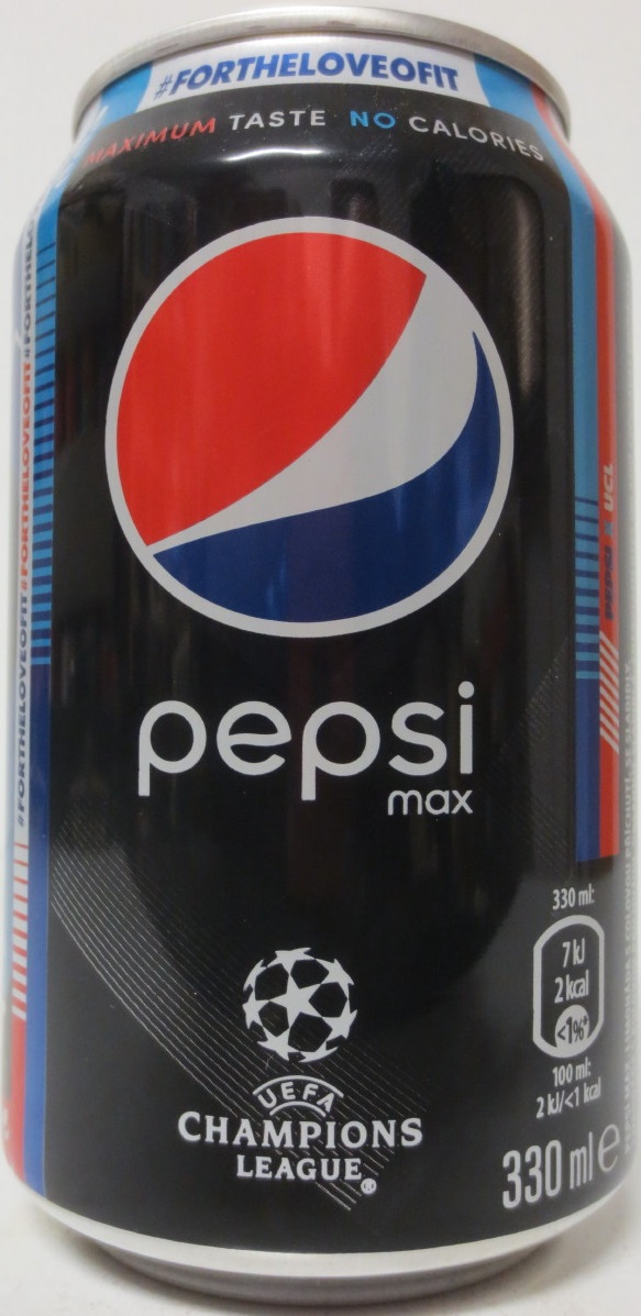 pepsi max FOR THE LOVE OF IT (33cl) (B/O)