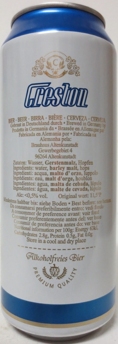 Creston ALKOHOL FREIES BIER (50cl)