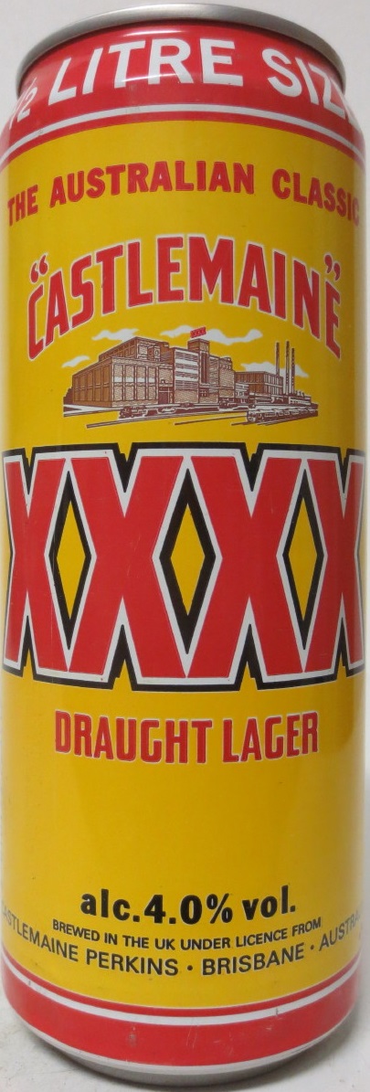 CASTELMAINE XXXX DRAUGHT LAGER (50cl) 