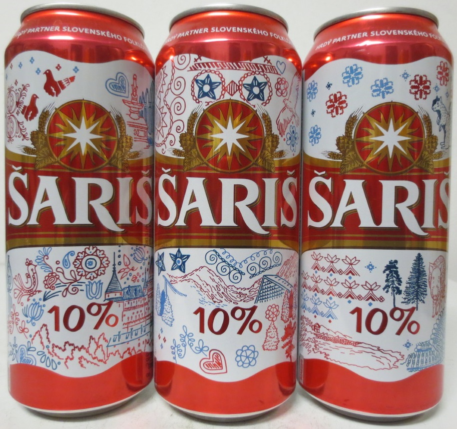 ŠARIŠ 10% complete set from SLOWAKIA (50cl)
