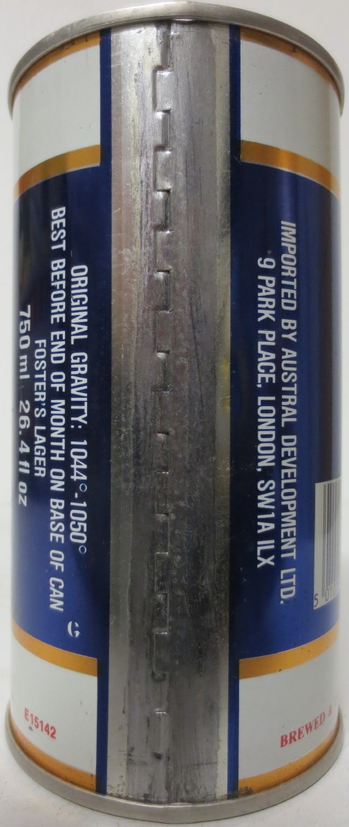 FOSTERS LAGER F 750ml (75cl)