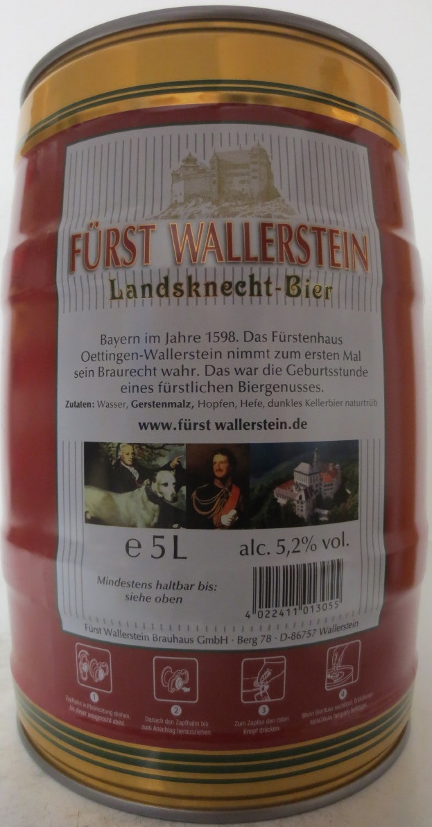 FÜRST WALLERSTEIN DUNKLES KELLERBIER