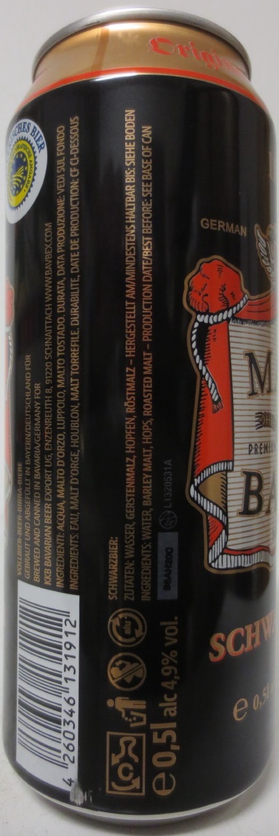 MAIS BACH SCHWARZBIER (50cl)