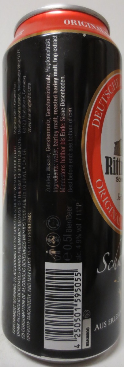 Rittmeister SCHWARZBIER (50cl)