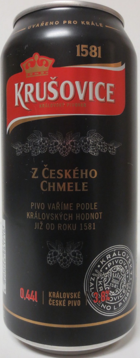 KRUŠOVICE ČERNÉ ZE ŽATECKÉHO CHMELE (40cl) (B/O)