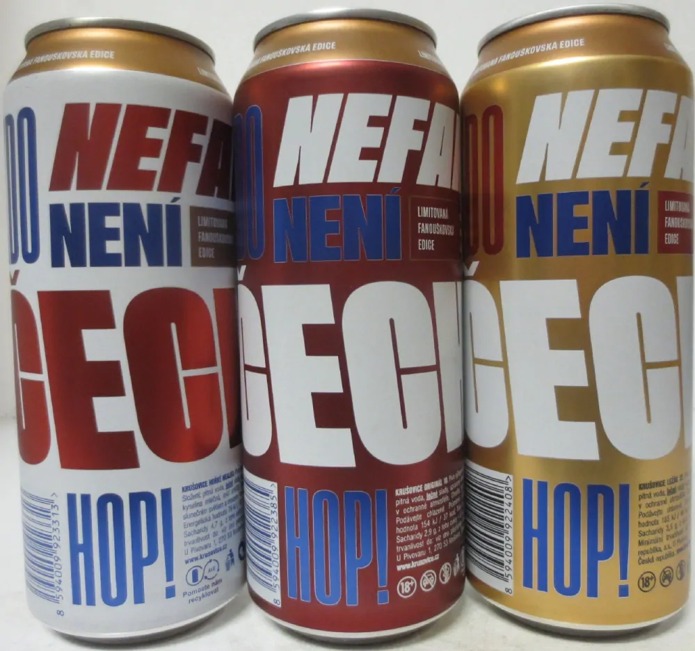 Krušovice serie 3 cans from Czech Republic 2024 (50cl) 