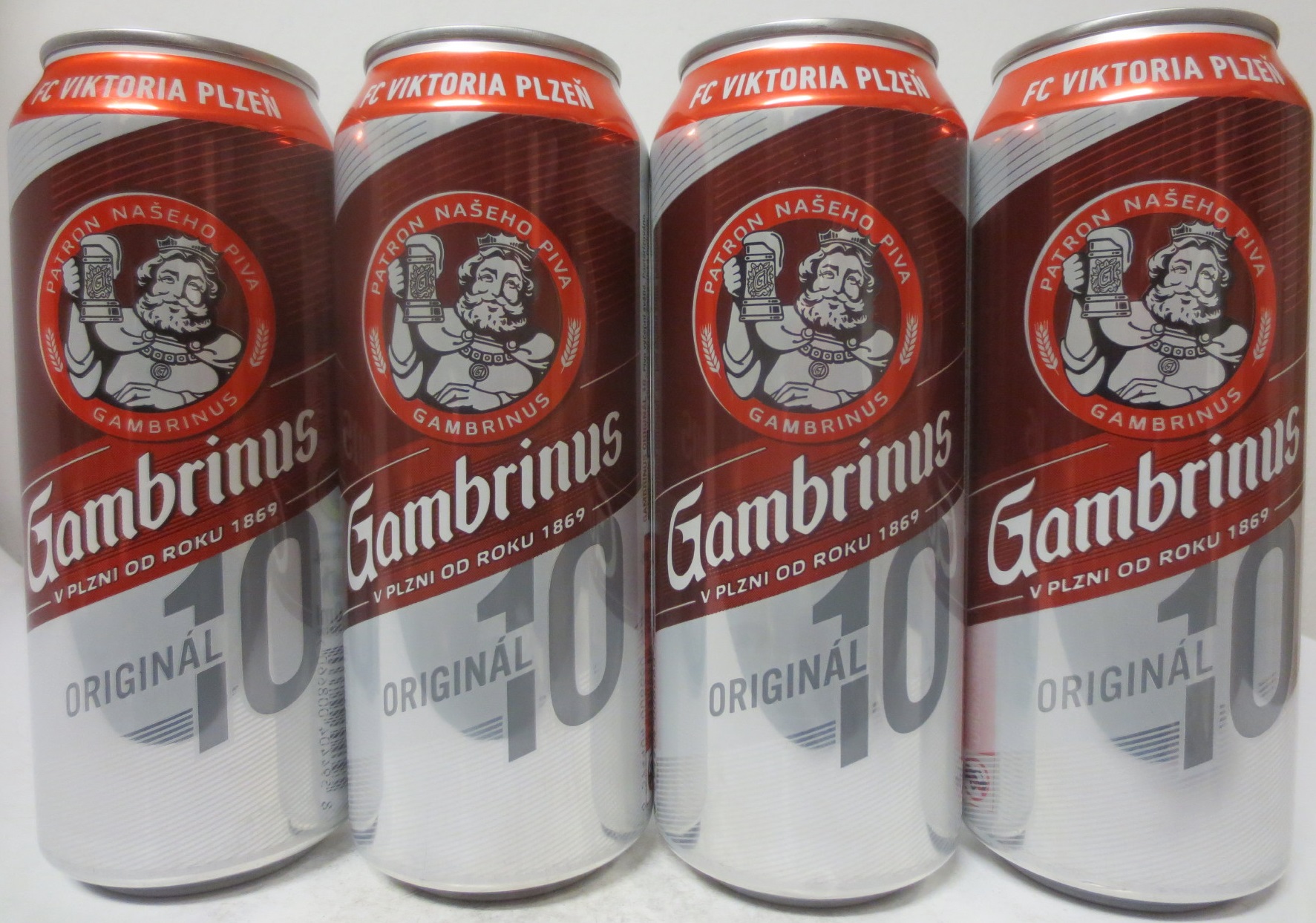 Gambrinus FC VIKTORIA PLZEŇ 4 cans set (50cl) (B/O)