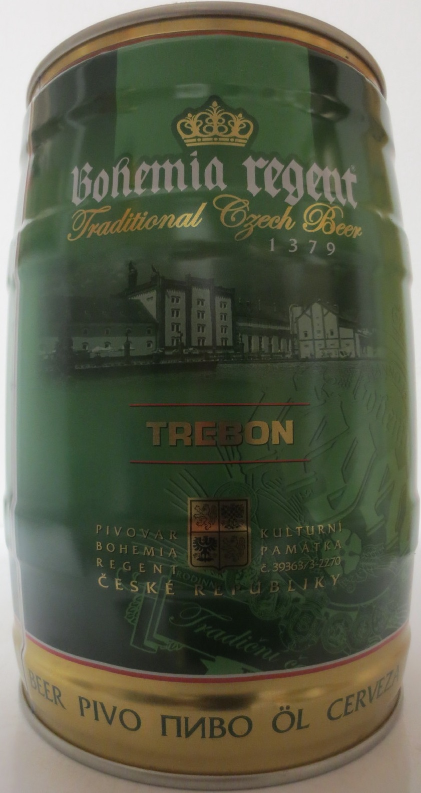 Bohemia regent Tradiční české pivo TŘEBOŇ