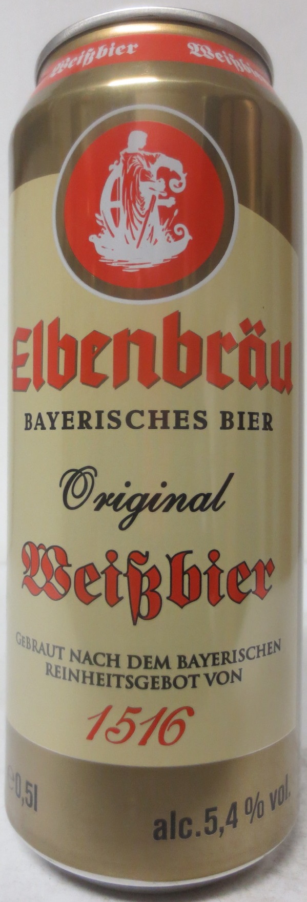 Elbenbräu BAYERISCHES BIER Original Weissbier (50cl)