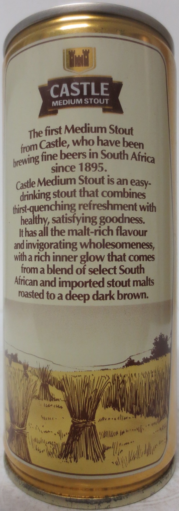 CASTLE MEDIUM STOUT (CS) (45cl) (T/O) 