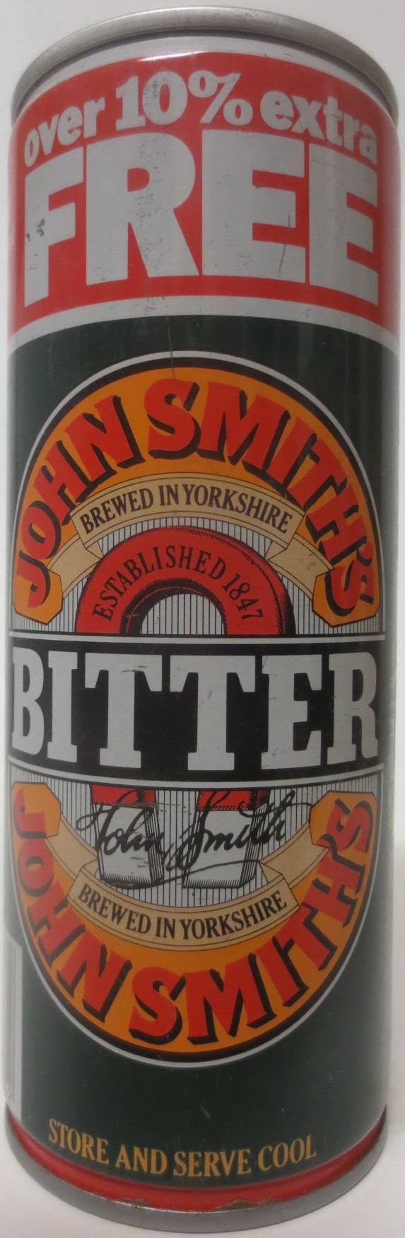 JOHN SMITH´S BITTER over 10% extra FREE (CS) (50cl) (T/O) Nr.1