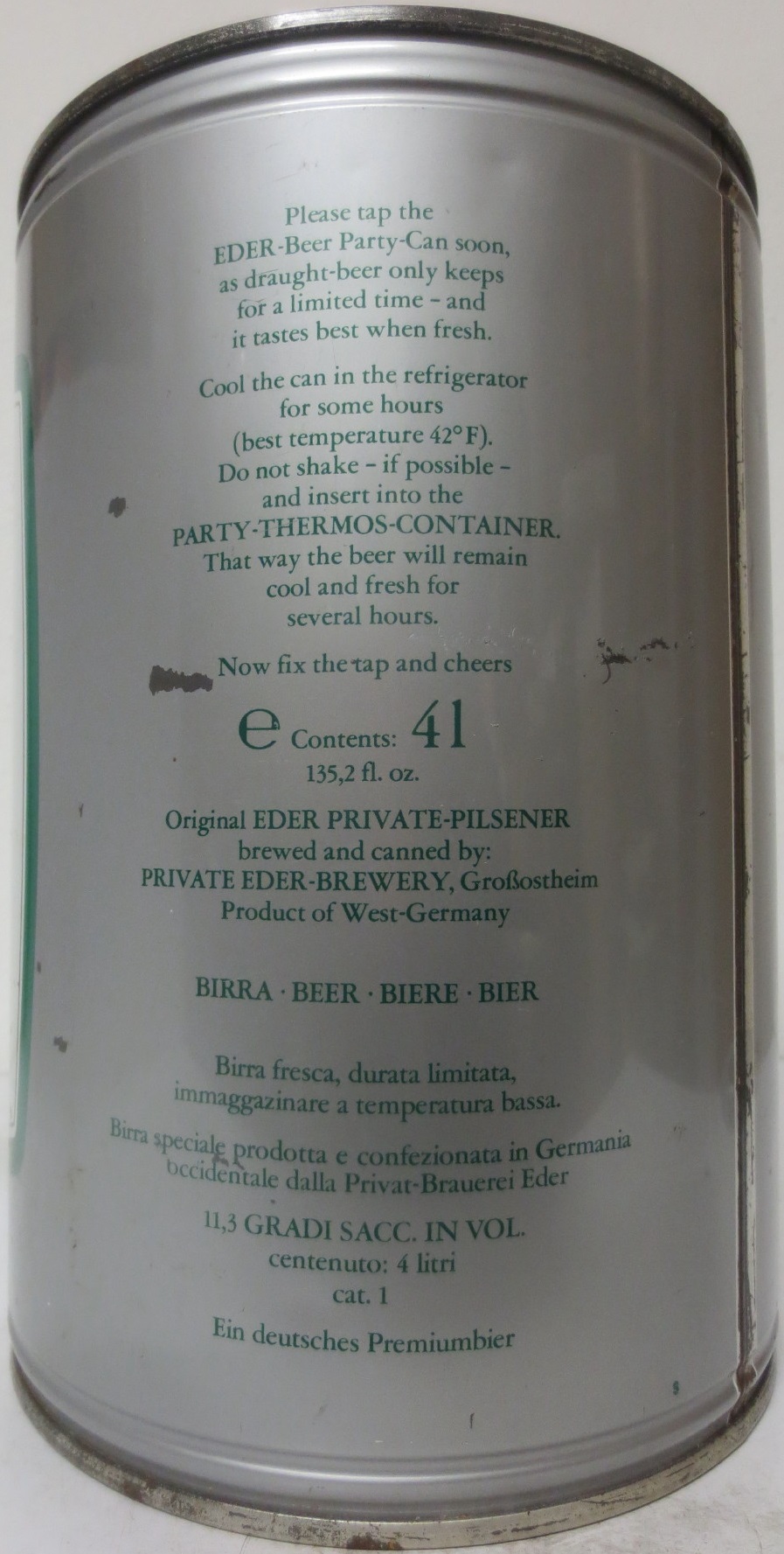 Eder Privat-Pilsener Feinherb (4L) (CS) Nr.1 
