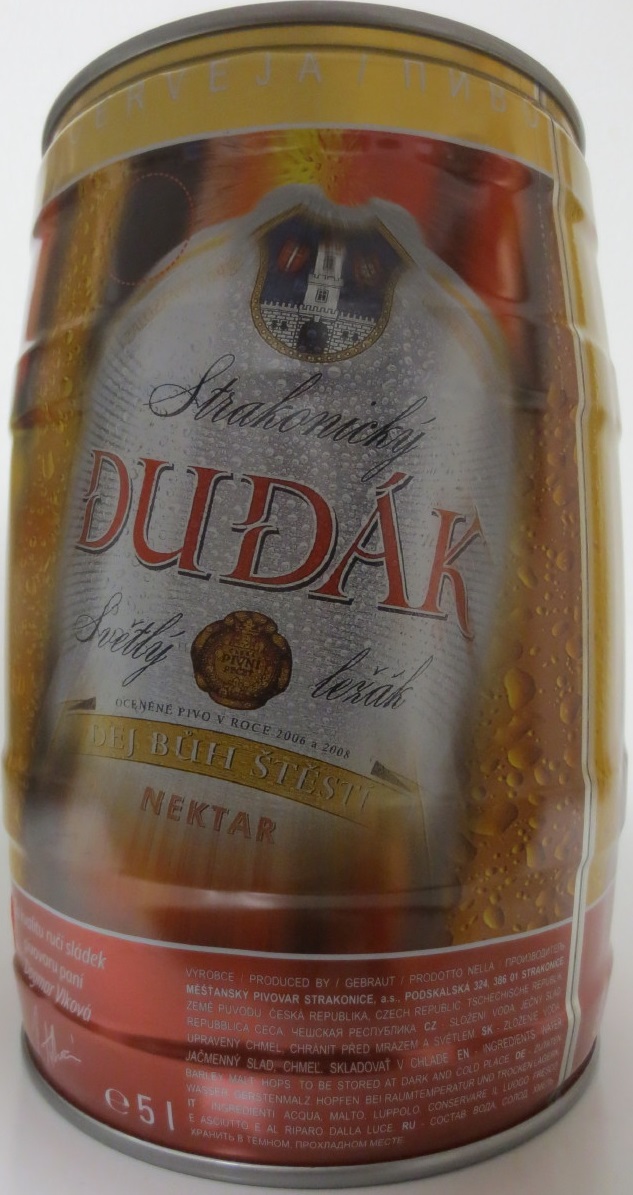 Strakonický DUDÁK Světlý ležák DEJ BŮH ŠTĚSTÍ PREMIUM 