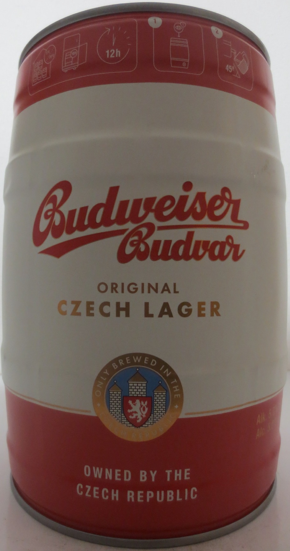 Budweiser Budvar ORIGINAL CZECH LAGER WÜRT (5L)