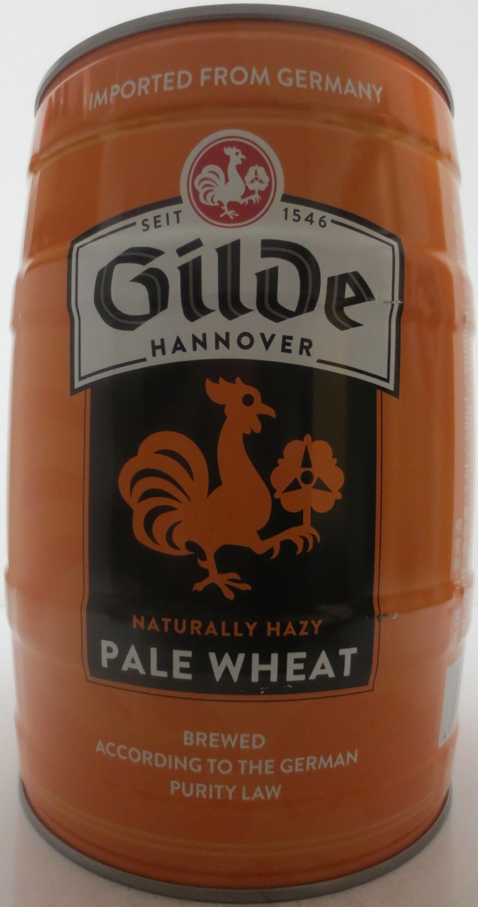 Gilde HANNOVER NATURTRÜB HEFEWEIZEN (5L) Nr.1 