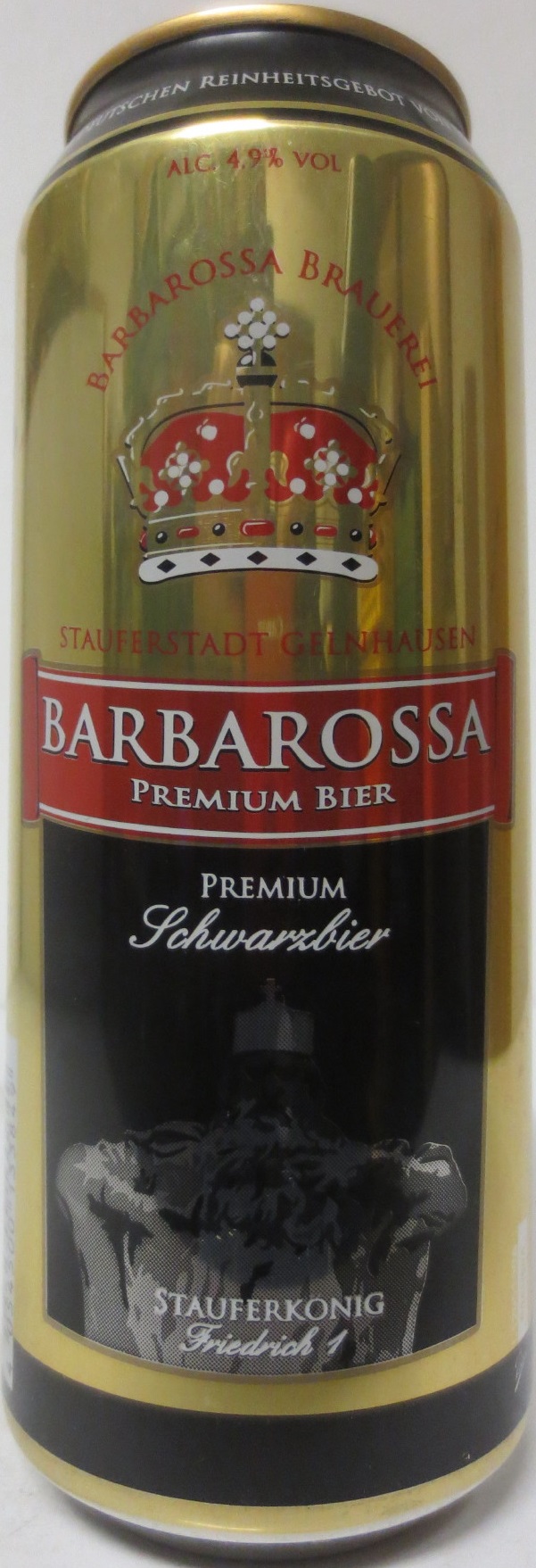 BARBAROSSA PREMIUM BIER PREMIUM Schwarzbier (50cl) Nr.1 