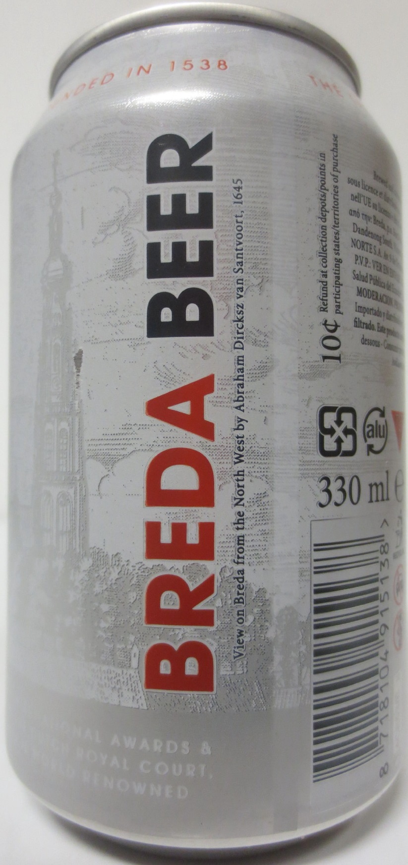 BREDA BEER PREMIUM LAGER (33cl) Nr.1 