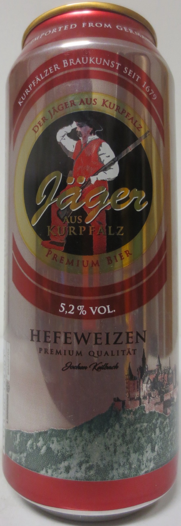 Jäger PREMIUM BIER HEFEWEIZEN (50cl) Nr.1 