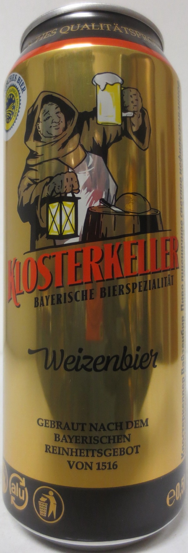 KLOSTERKELLER Weizenbier (50cl) Nr.2 