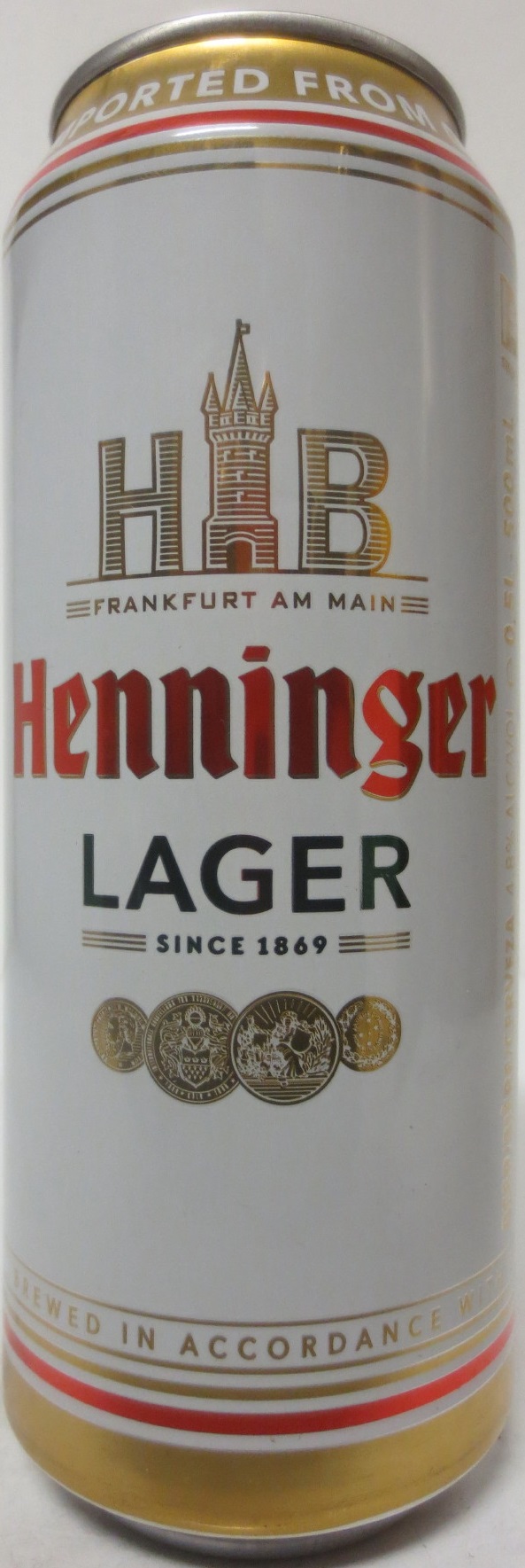 Henninger LAGER (50cl) Nr.1 